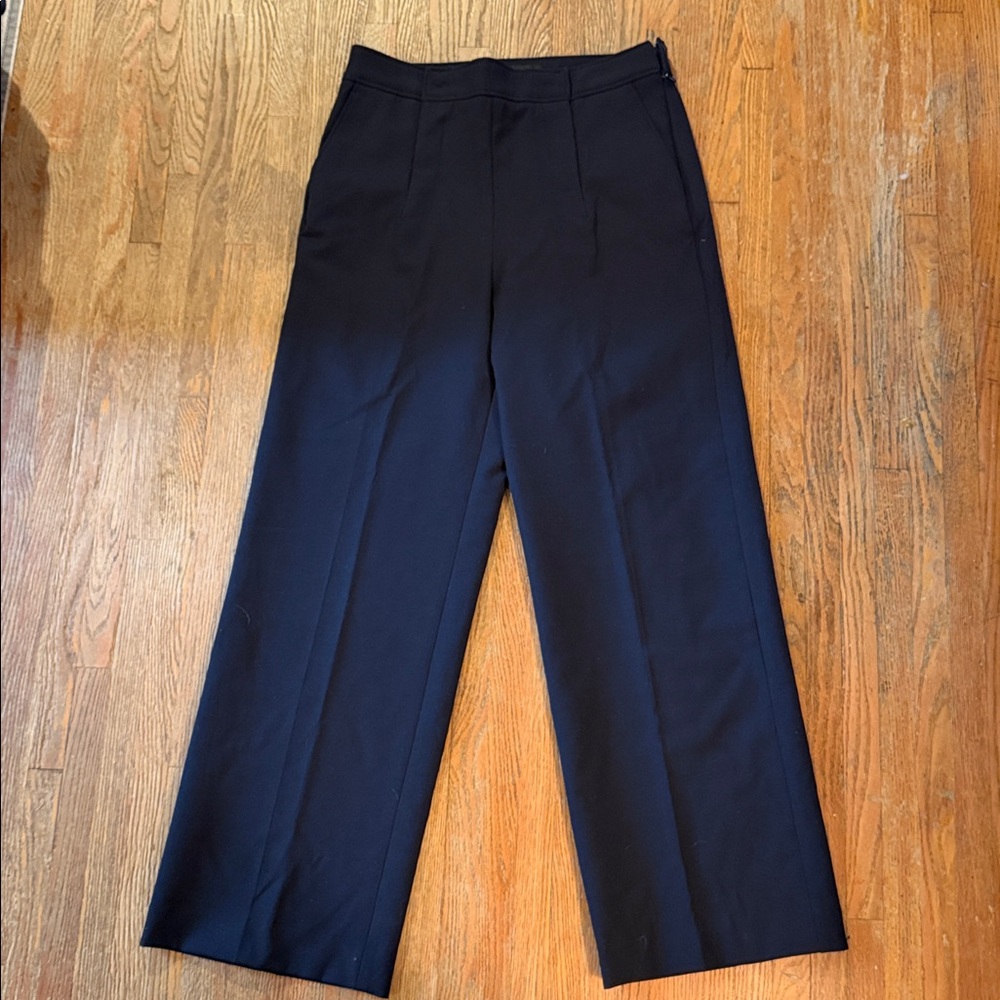 Talbots Women's Classic Navy Wide Leg Pants